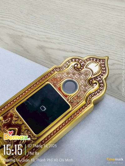 100% Khách hàng hài lòng khi trải nghiệm thực tế Khoá Demax EL350 Rose Gold
