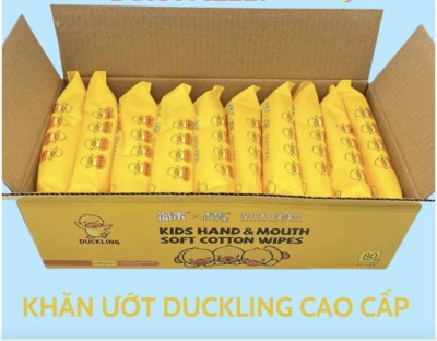 Bộ 2 bịch khăn ướt con vịt