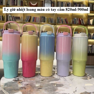 Bình giử nhiệt lớn 900ml nhiều màu
