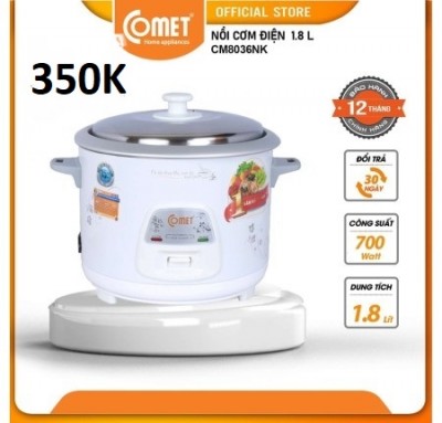 NỒI CƠM ĐIỆN COMET 1,8L