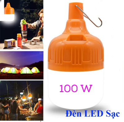 Đèn led sạc tích điện 100W