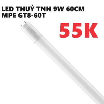 Led tube thuỷ tinh 60cm 9W ánh sáng trắng GT8