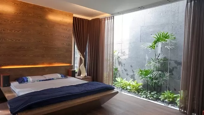 Tư vấn thiết kế nhà 3 tầng trên mảnh đất hình thang theo phong cách hiện đại - Ảnh 3.