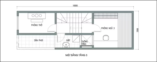 Tư vấn thiết kế và bố trí nội thất nhà ống 33m² có giếng trời và nhiều cây xanh - Ảnh 3.