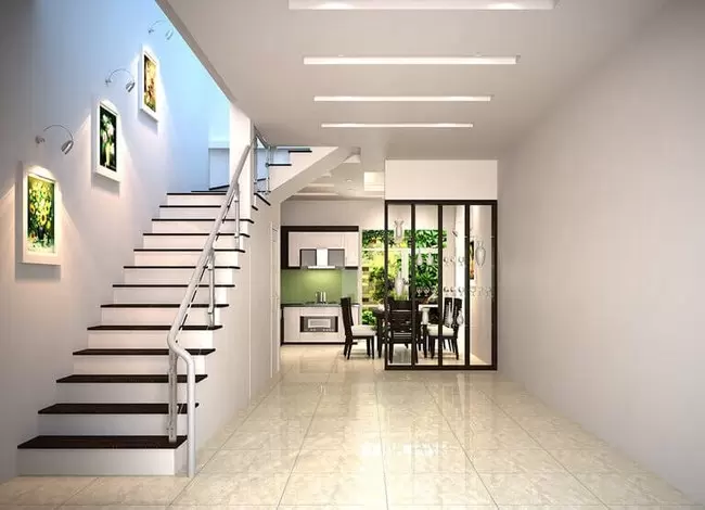 Tư vấn thiết kế và bố trí nội thất nhà ống 33m² có giếng trời và nhiều cây xanh - Ảnh 4.