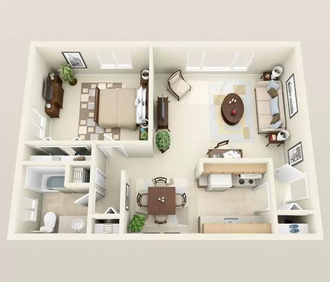 Tư vấn 2 cách bố trí nội thất cho phòng ngủ nhỏ 12m² - Ảnh 3. Tư vấn 2 cách bố trí nội thất cho phòng ngủ nhỏ 12m² - Ảnh 3.