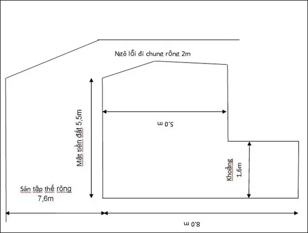 KTS tư vấn xây nhà tầng trên mảnh đất méo và đuôi chuột - Ảnh 1.