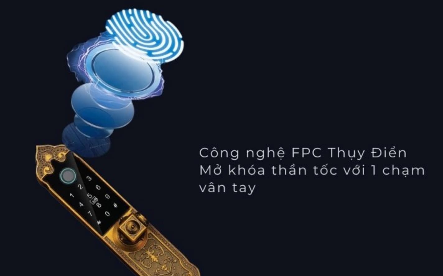 Khoá cửa vân tay Demax
