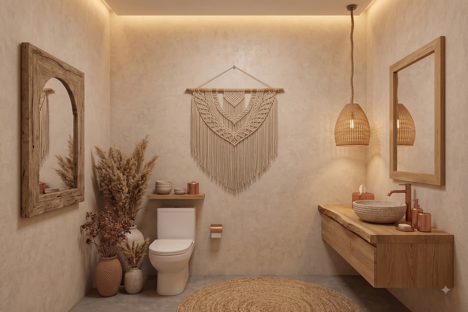 Thiết kế nội thất Wabi sabi