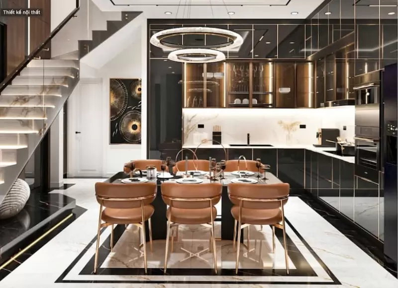 Xu hướng nội thất 2026 – Nội thất Luxury kết hợp công nghệ mang đến trải nghiệm tiện nghi