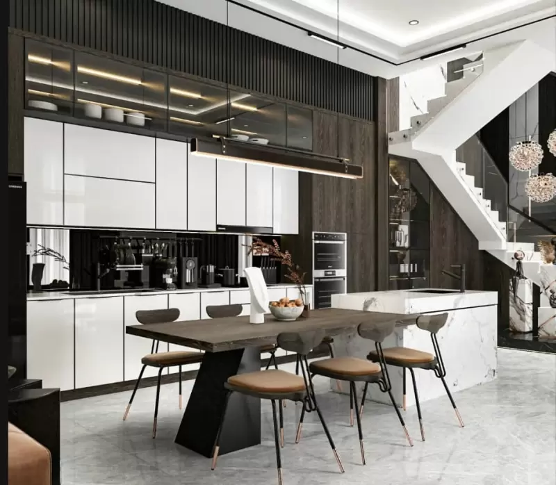 Tủ bếp gỗ MDF
