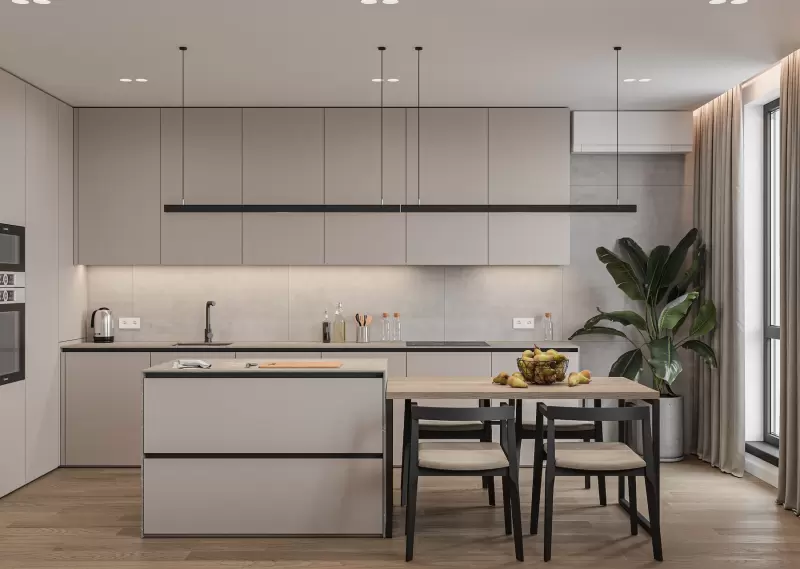 Tổng hợp 10 mẫu tủ bếp MDF đẹp hiện đại