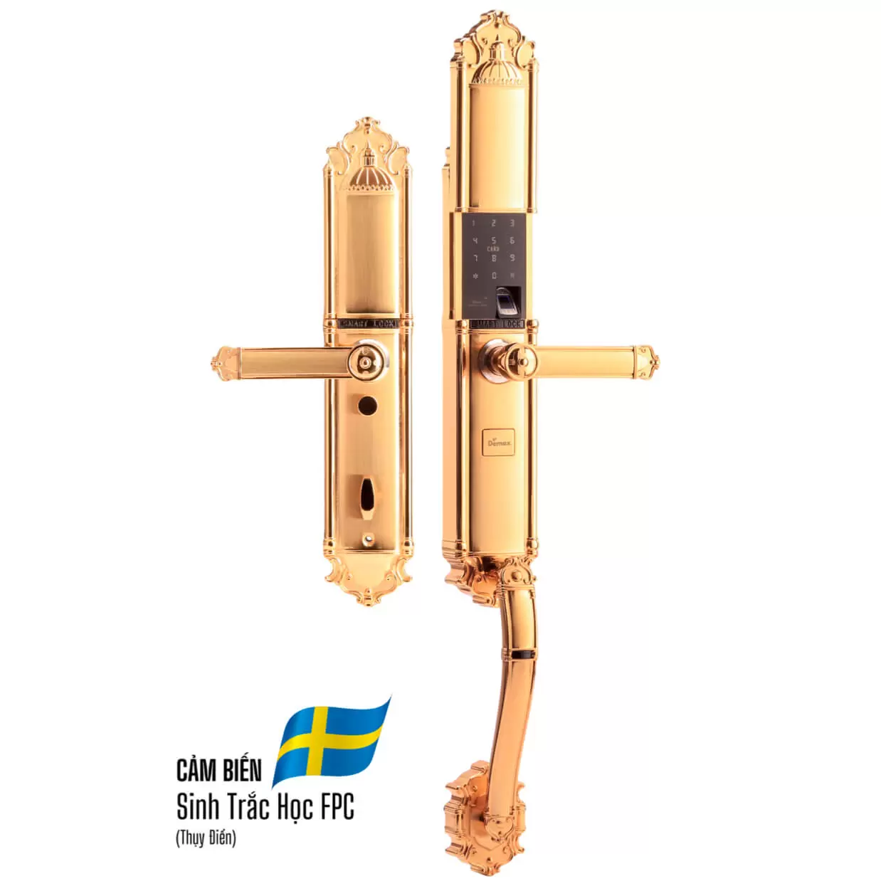 Khoá cửa thông minh cao cấp SL821Gold