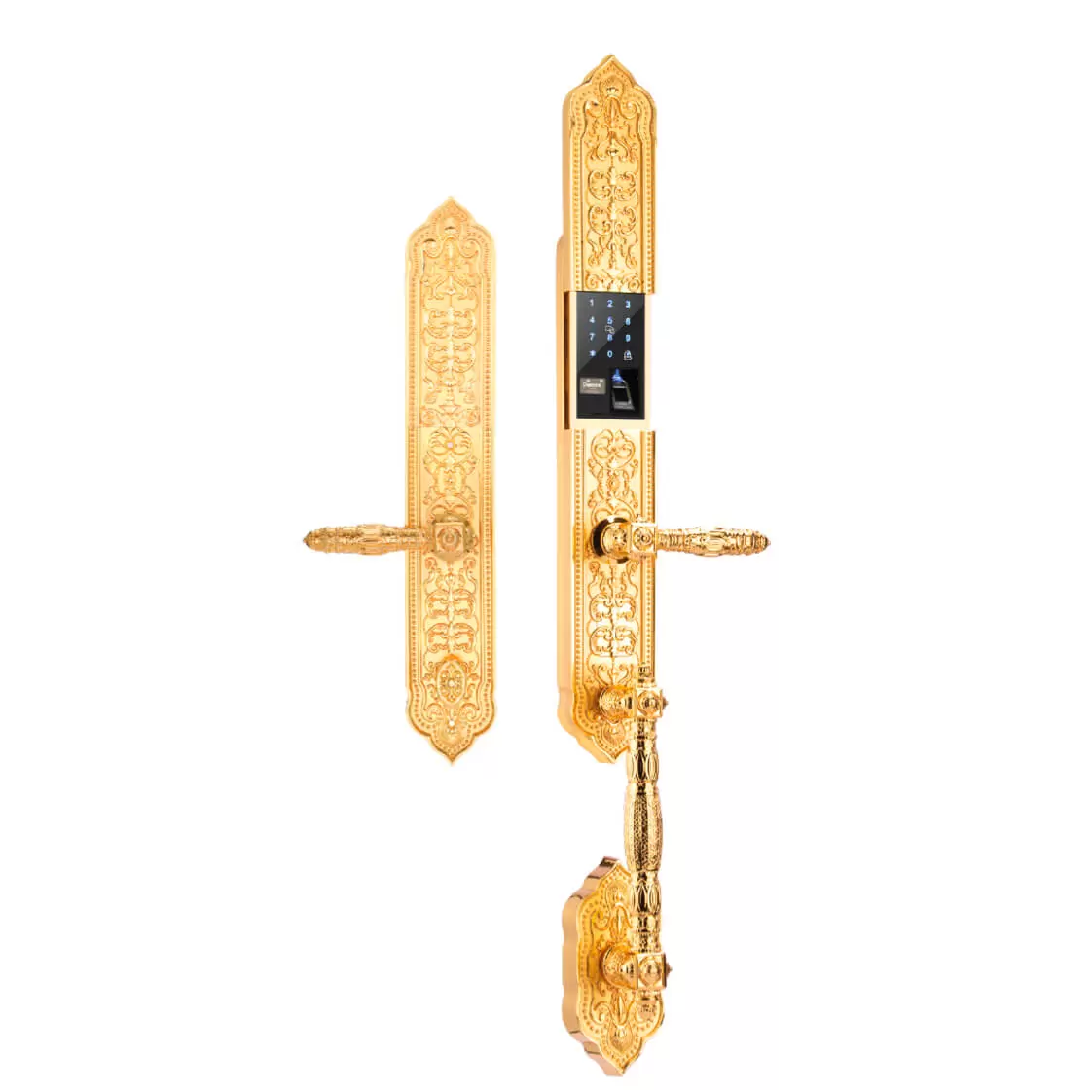 Khoá đại sảnh biệt thự SL 888 24k Brass