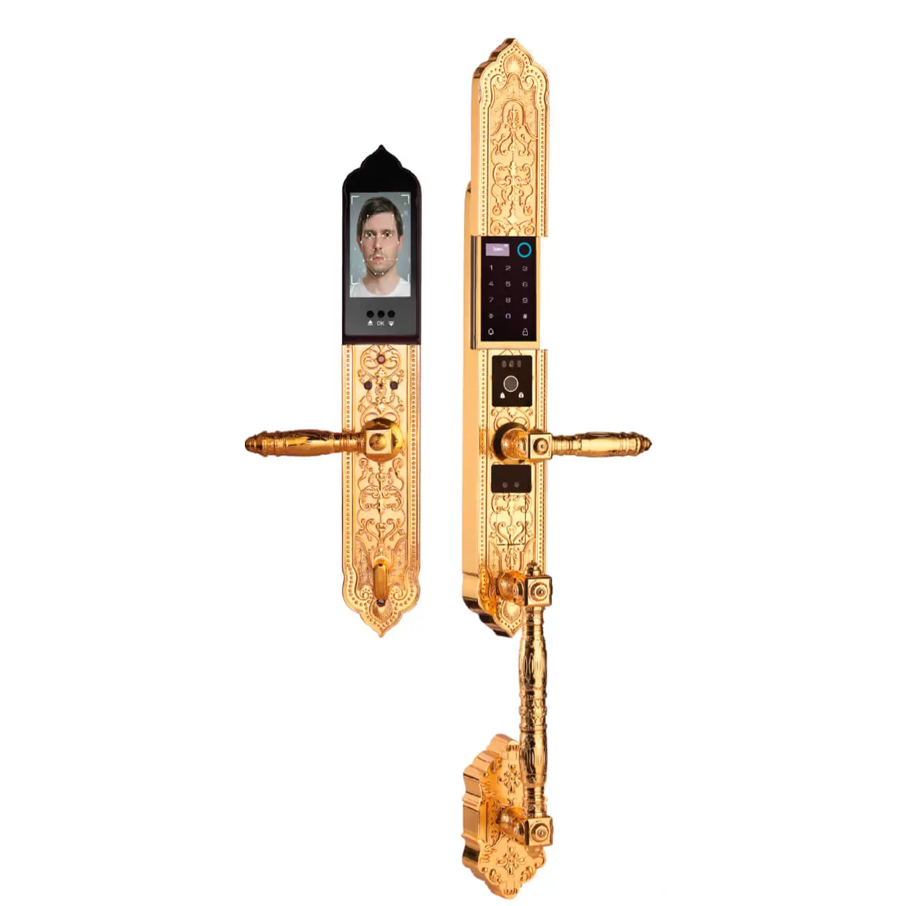 Khoá đại sảnh biệt thự SL 986 Gold