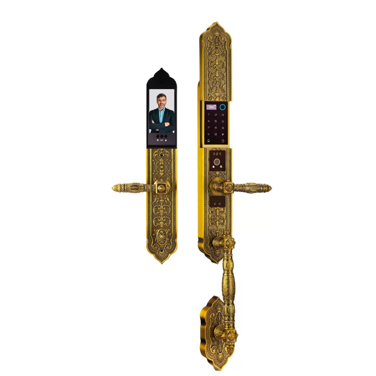 Khoá đại sảnh biệt thự SL 988 GB Brass