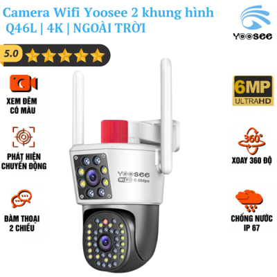 Camera ngoài trời xoay 360 độ Yoosee Q46L