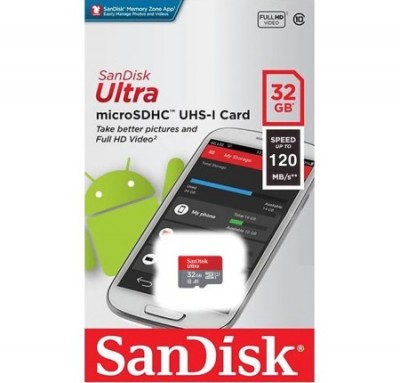 Thẻ nhớ 32Gb Sandisk tốc độ 120Mbs