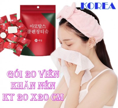 20 viên khăn nén tiện lợi
