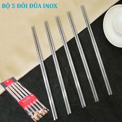 Bộ đũa Inox 304 cao cấp