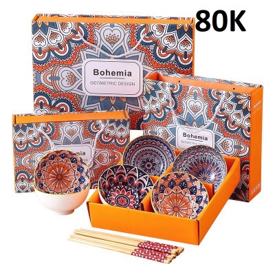 BỘ CHÉN THỔ CẨM 6 CÁI