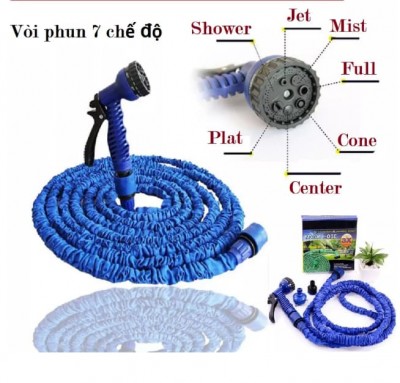 Vòi xịt rửa xe 7 chế độ kèm dây dài 15m