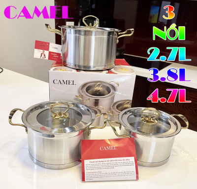 Bộ nồi Camel xịn dùng được mọi loại bếp