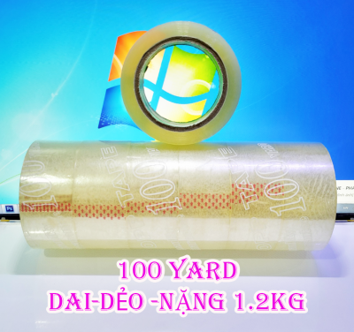 Băng keo trong loại 100yard 1.2kg