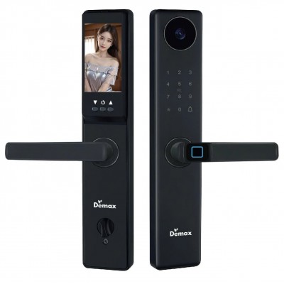 Khoá cửa vân tay tích hợp App Màn hình chuông EL-C66 BL