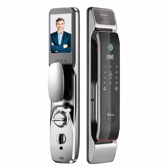 Khoá Face-ID cửa gỗ