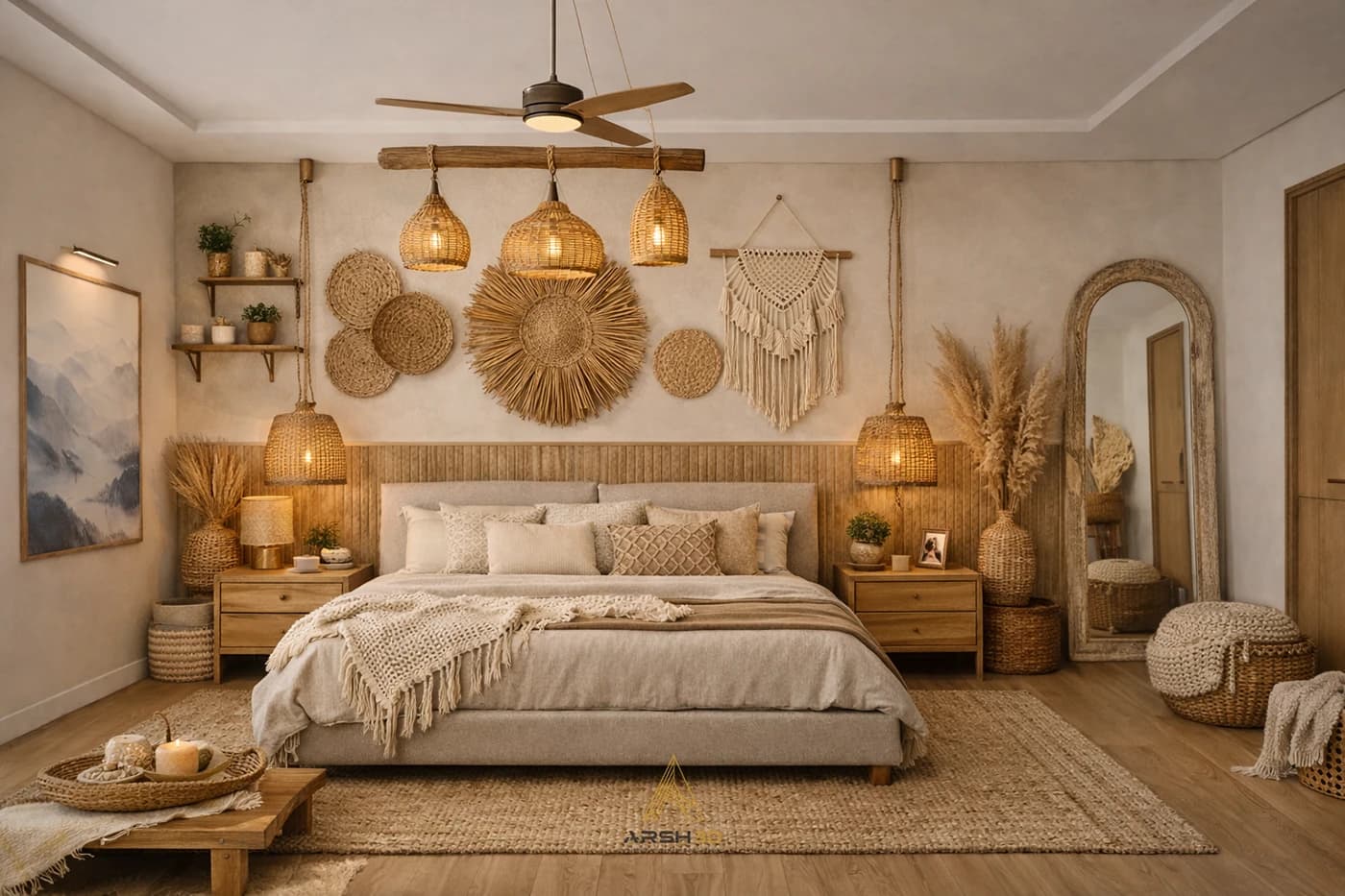 Phong cách nội thất mộc mạc hiện đại