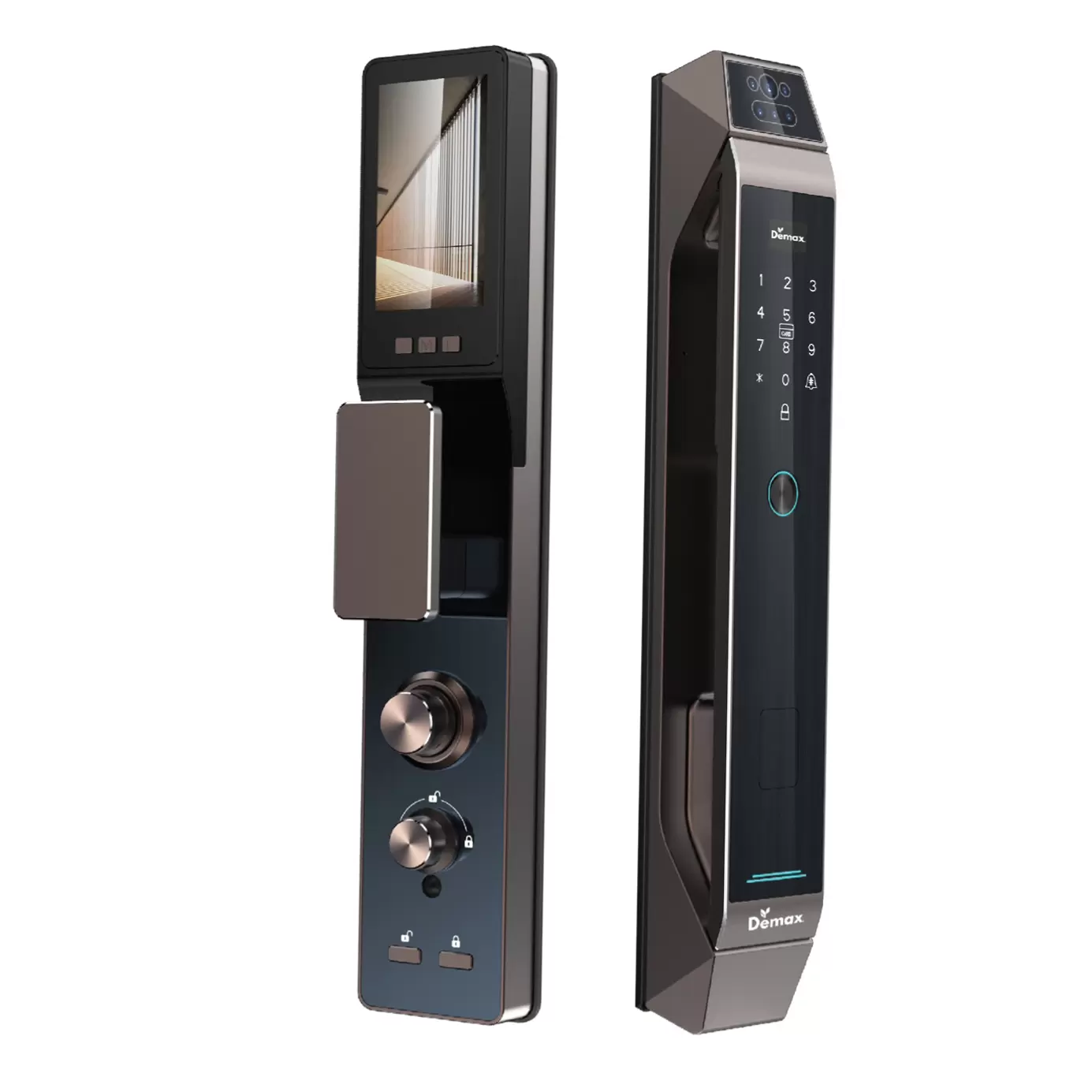 Khoá nhận diện khuôn mặt SL968 CNC Grey