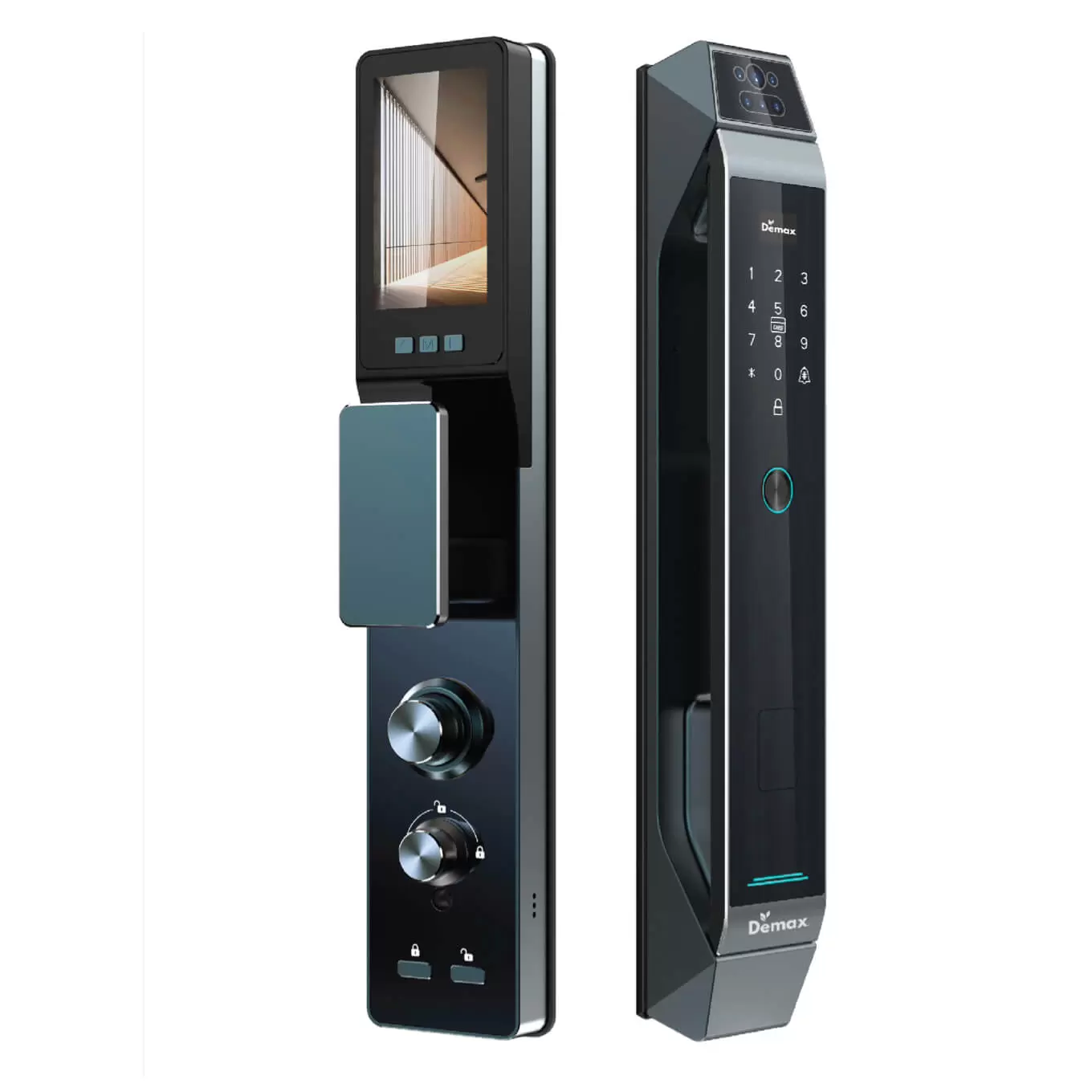 Khoá nhận diện khuôn mặt SL968 CNC Grey