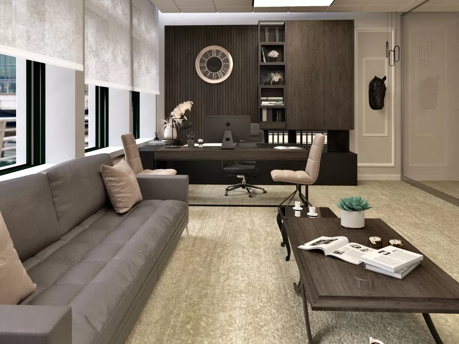 Thiết kế phòng giám đốc Gia Lai