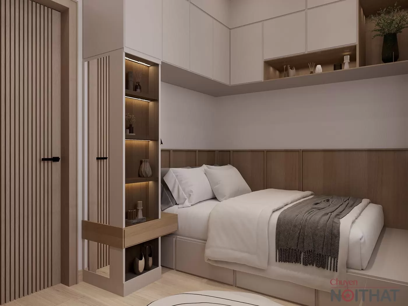 Thiết kế phòng ngủ đơn