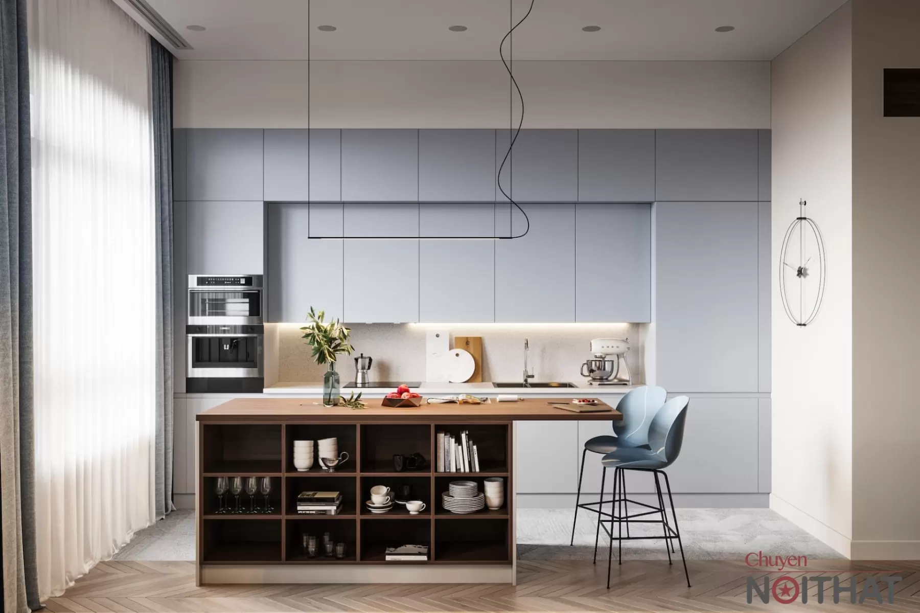 Thiết kế thi công phòng bếp đẹp