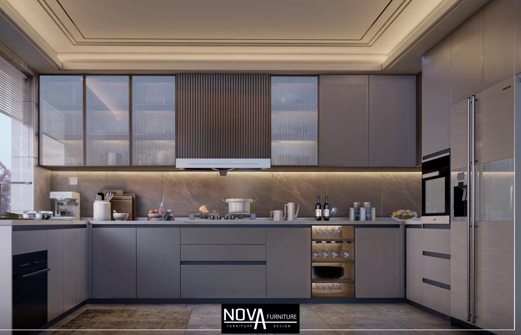 Thiết kế tủ bếp đẹp Đà Lạt