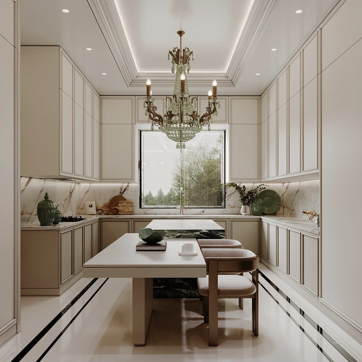 Thiết kế thi công nội thất tân cổ điển