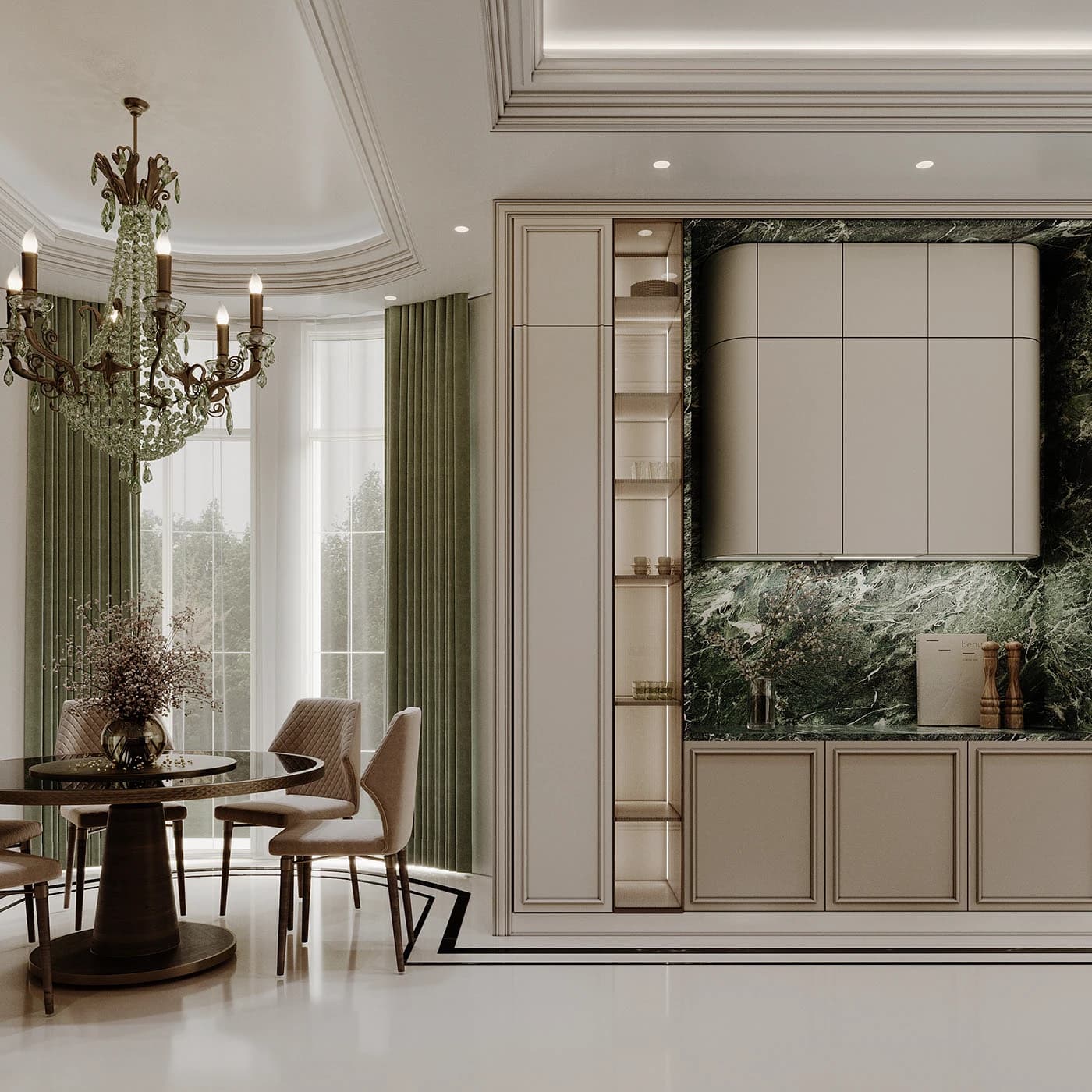 Thiết kế thi công nội thất tân cổ điển