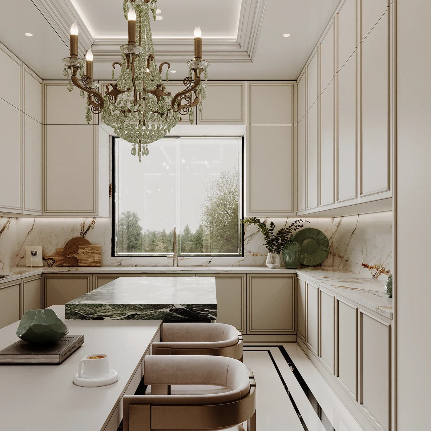 Thiết kế thi công nội thất tân cổ điển